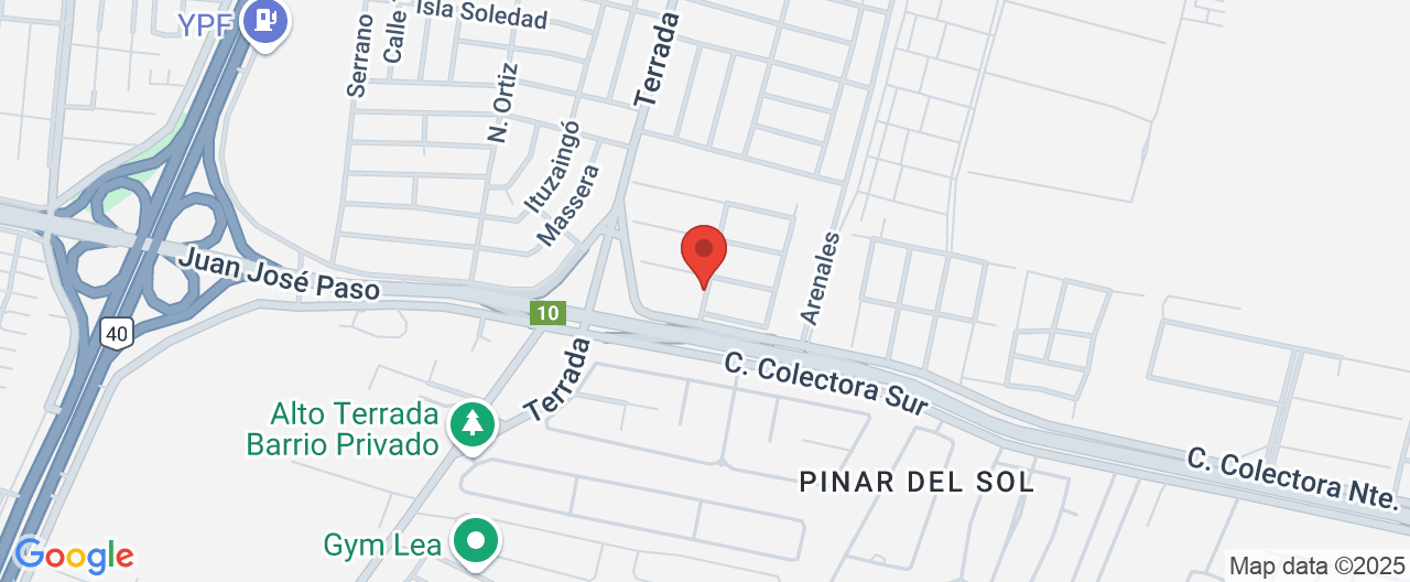 Mapa de la ubicación
