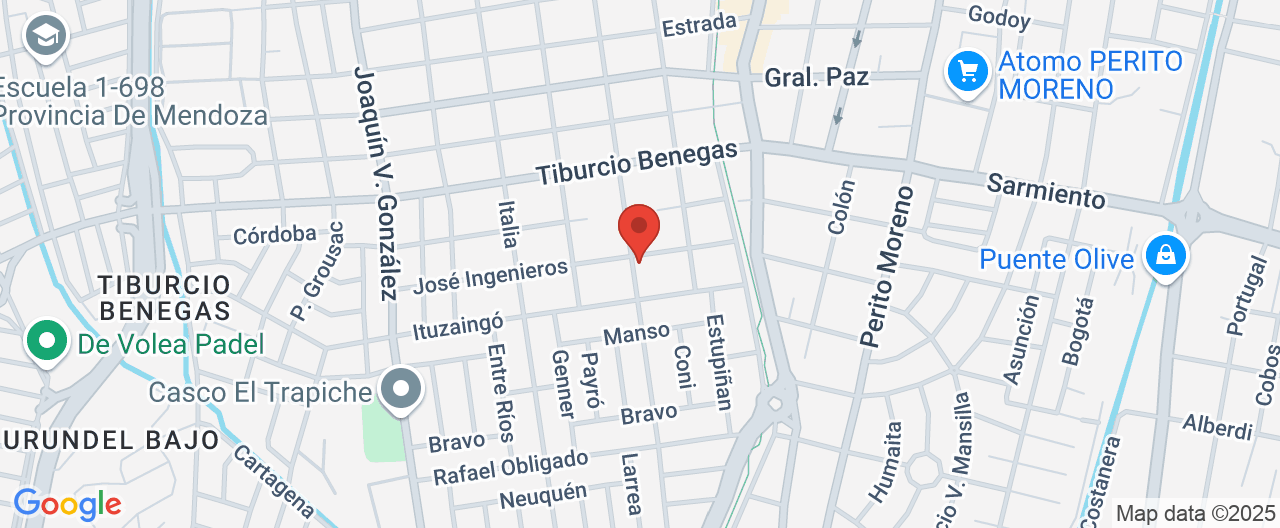 Mapa de la ubicación