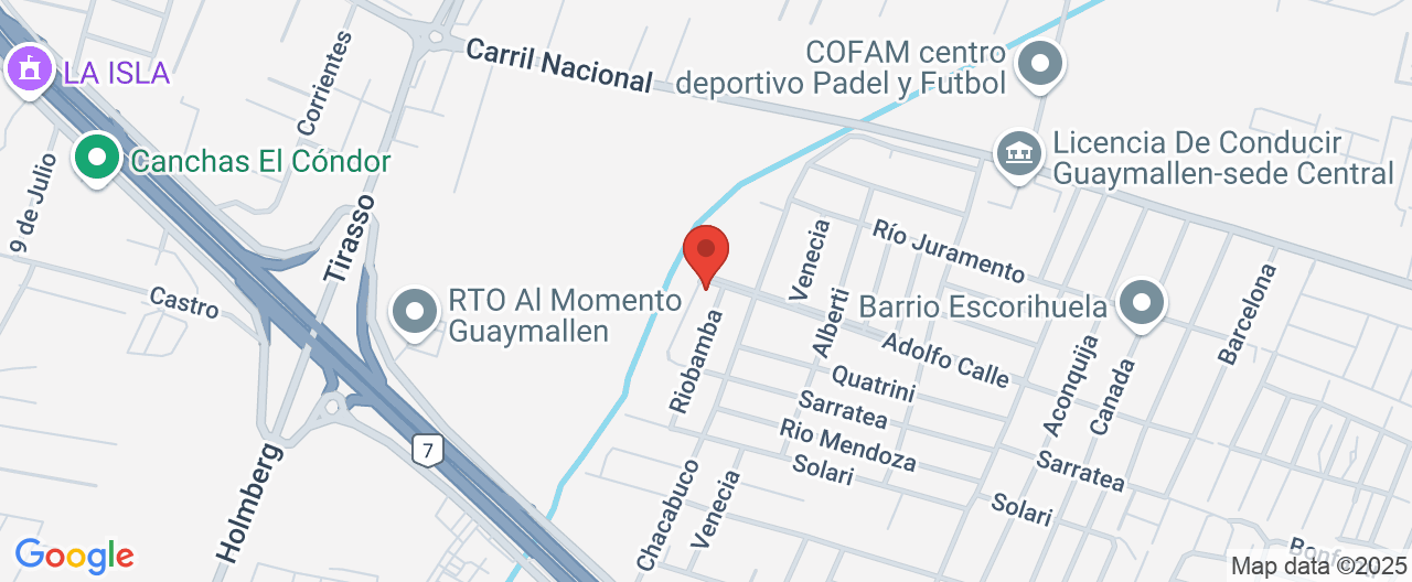 Mapa de la ubicación