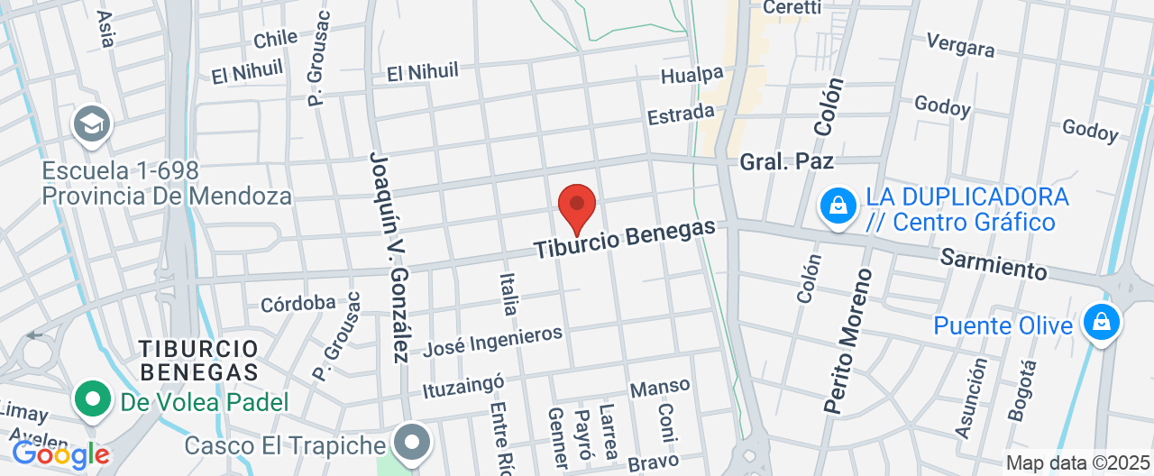 Mapa de la ubicación