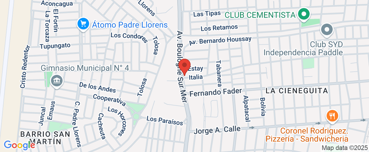 Mapa de la ubicación