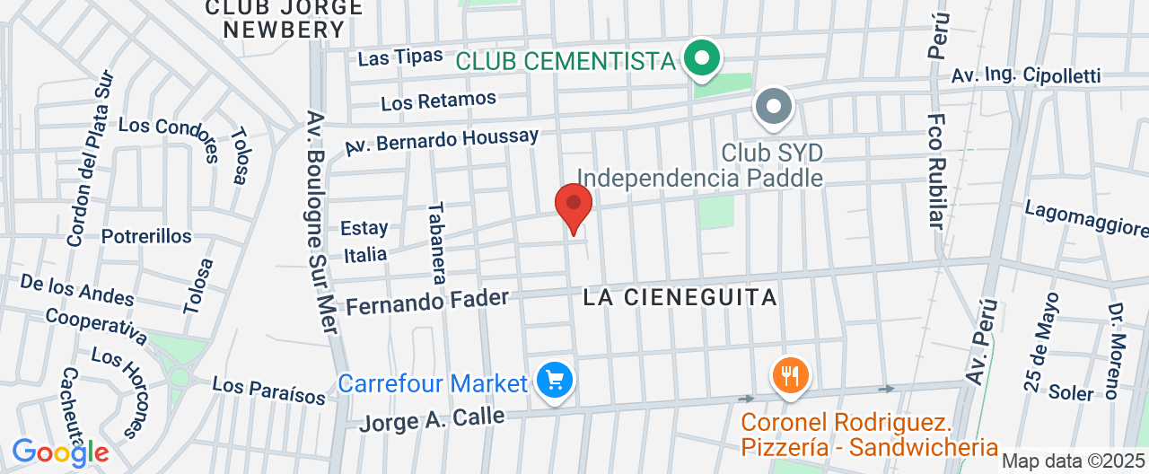 Mapa de la ubicación