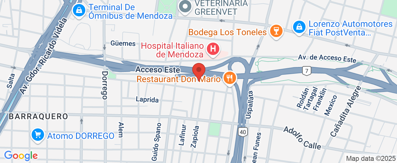 Mapa de la ubicación