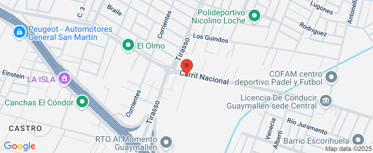 Mapa de la ubicación