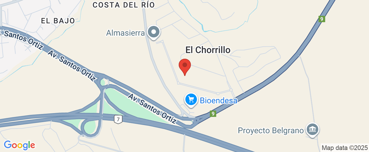 Mapa de la ubicación