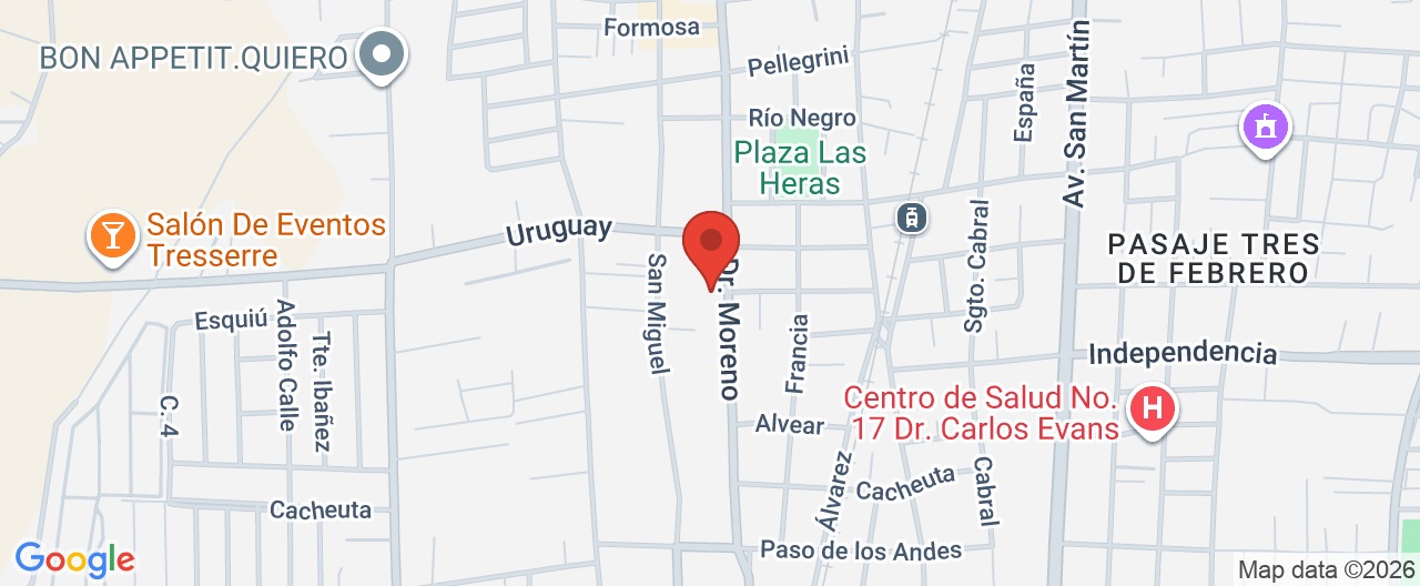 Mapa de la ubicación