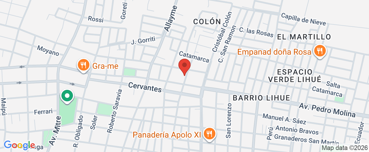 Mapa de la ubicación