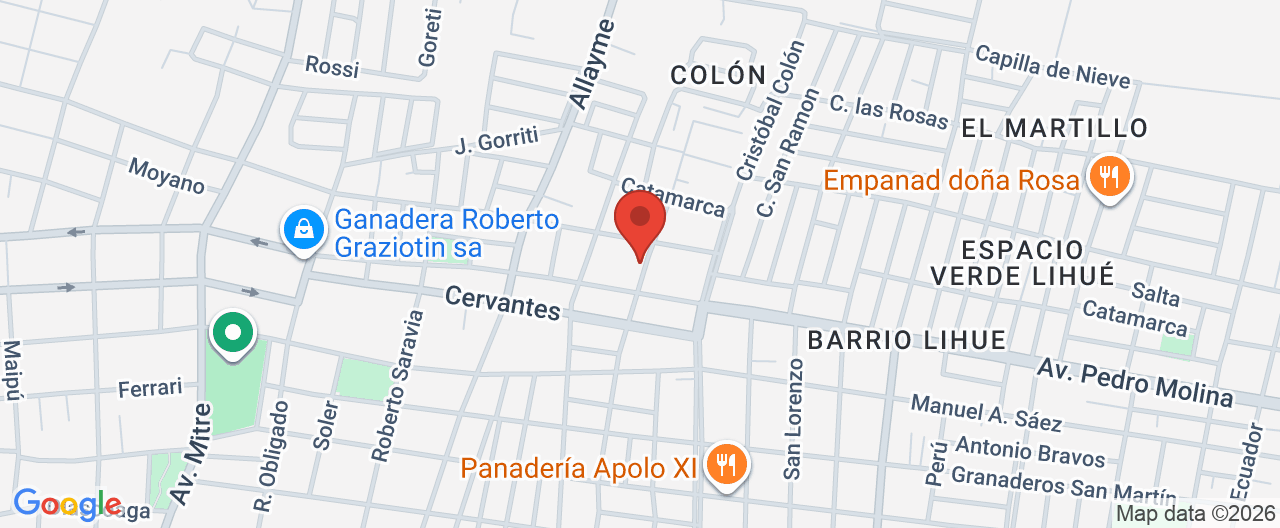 Mapa de la ubicación