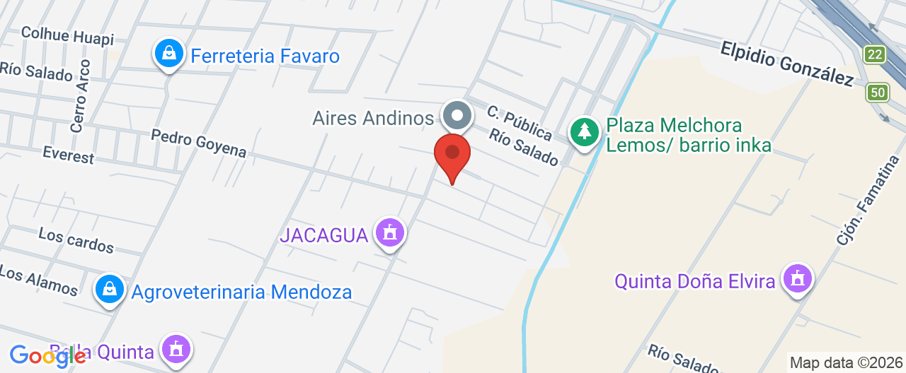 Mapa de la ubicación