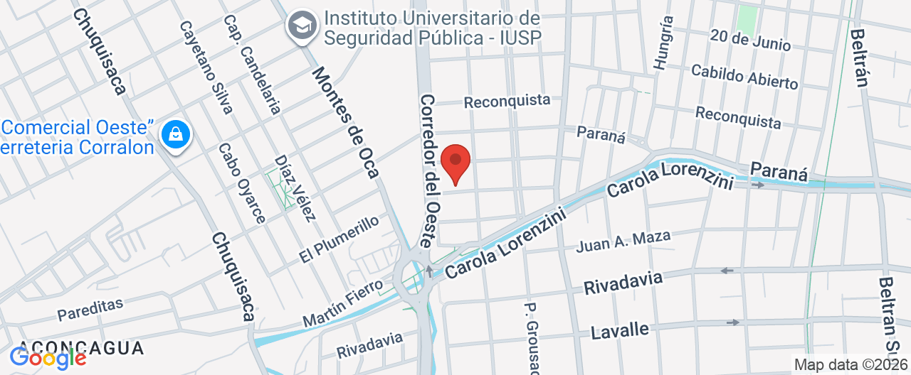 Mapa de la ubicación