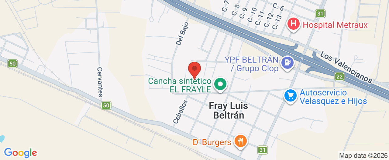 Mapa de la ubicación