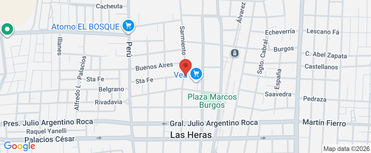 Mapa de la ubicación