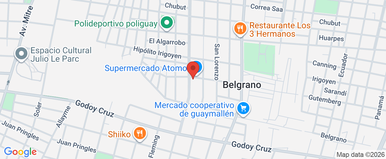 Mapa de la ubicación