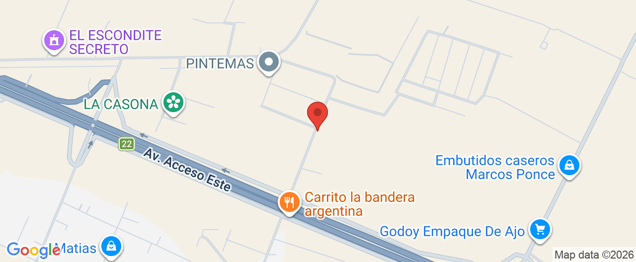 Mapa de la ubicación
