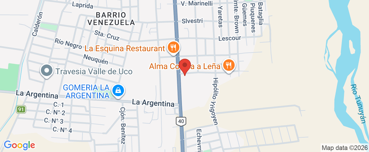 Mapa de la ubicación