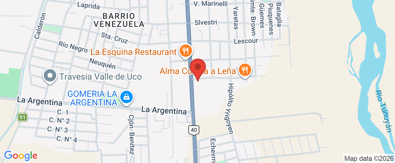 Mapa de la ubicación
