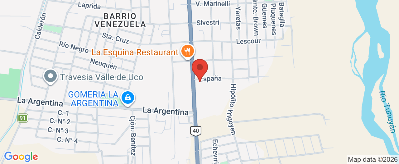 Mapa de la ubicación