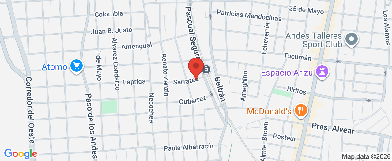 Mapa de la ubicación
