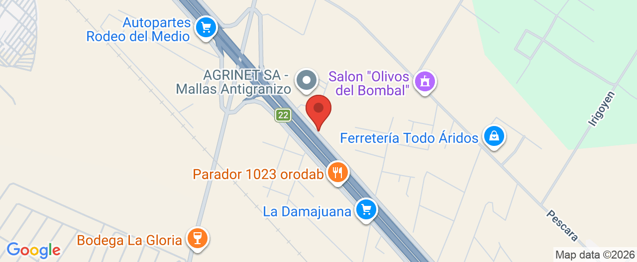 Mapa de la ubicación