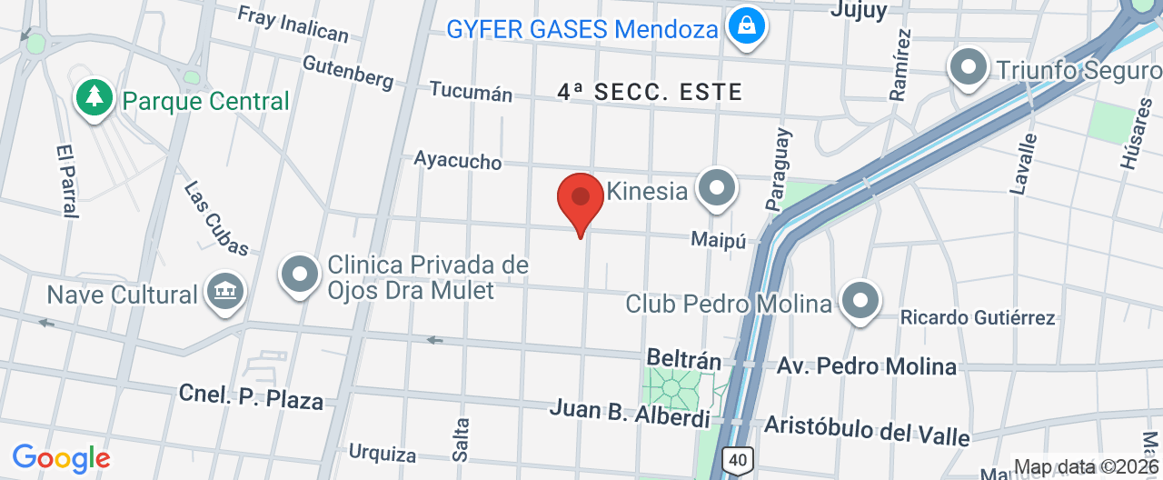 Mapa de la ubicación