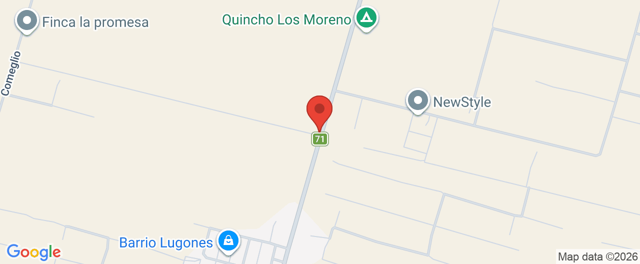 Mapa de la ubicación
