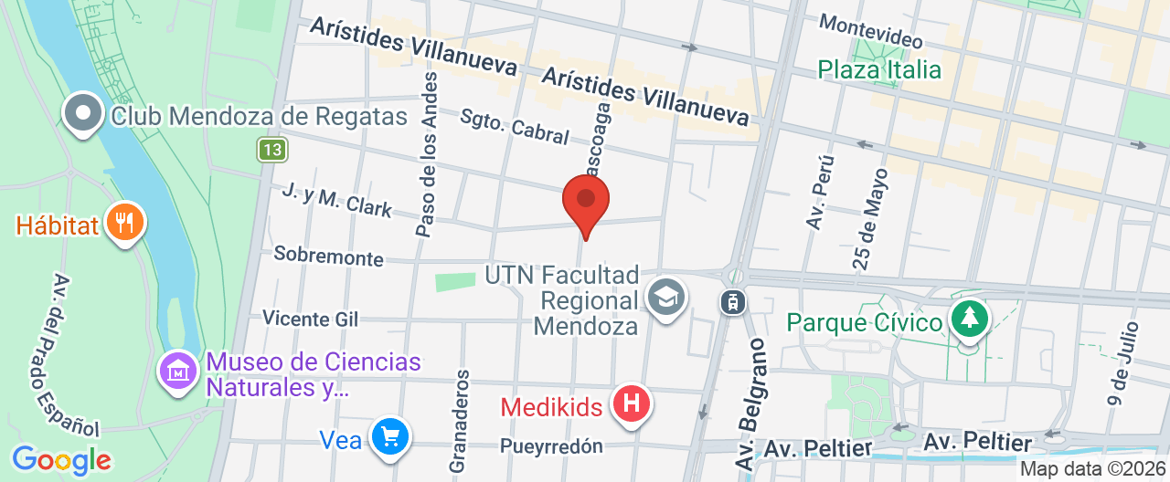 Mapa de la ubicación