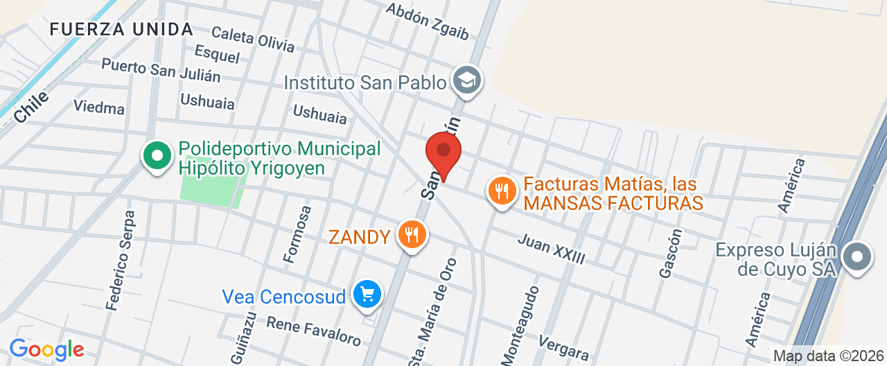 Mapa de la ubicación