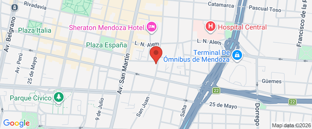 Mapa de la ubicación