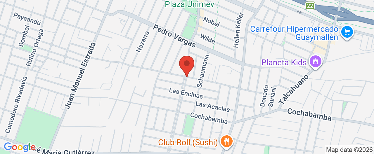 Mapa de la ubicación