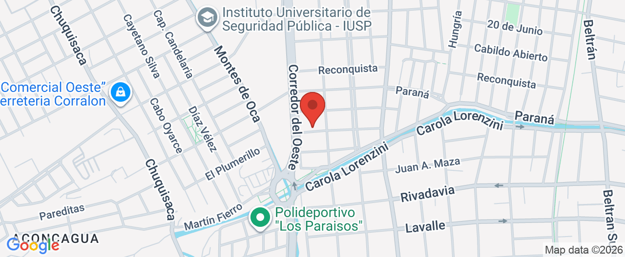 Mapa de la ubicación