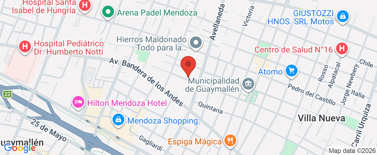 Mapa de la ubicación