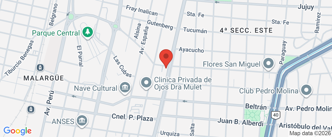 Mapa de la ubicación