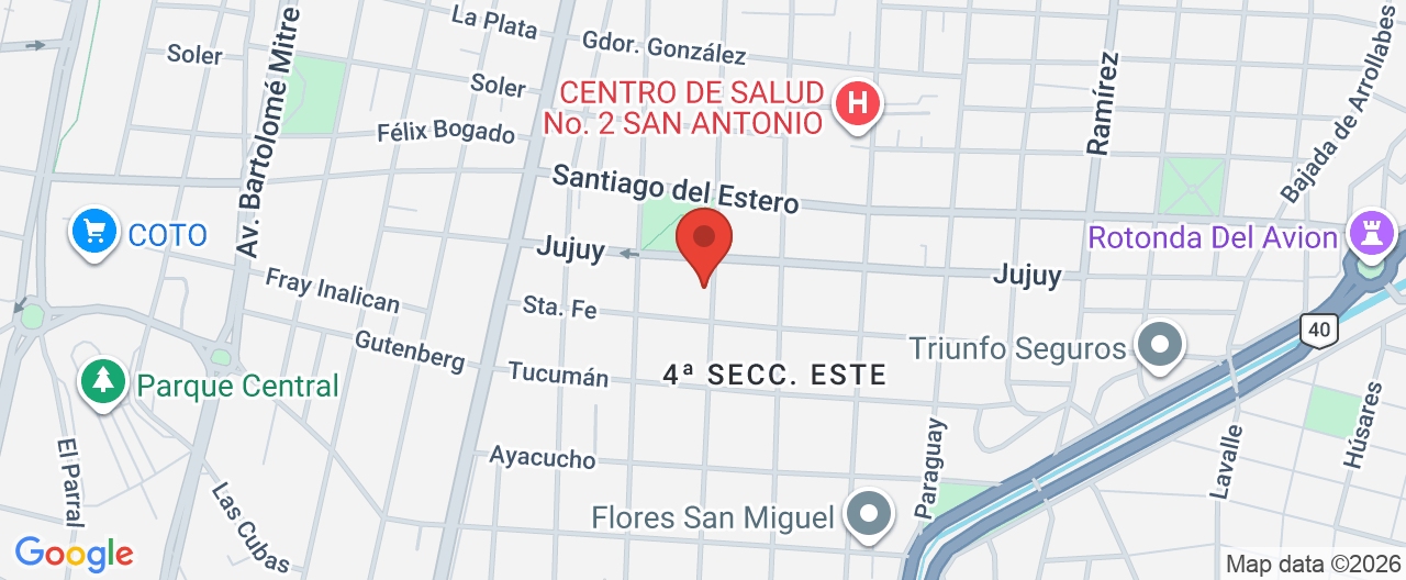 Mapa de la ubicación