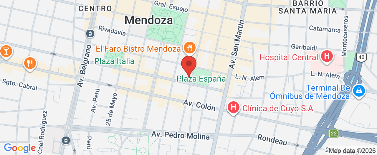 Mapa de la ubicación
