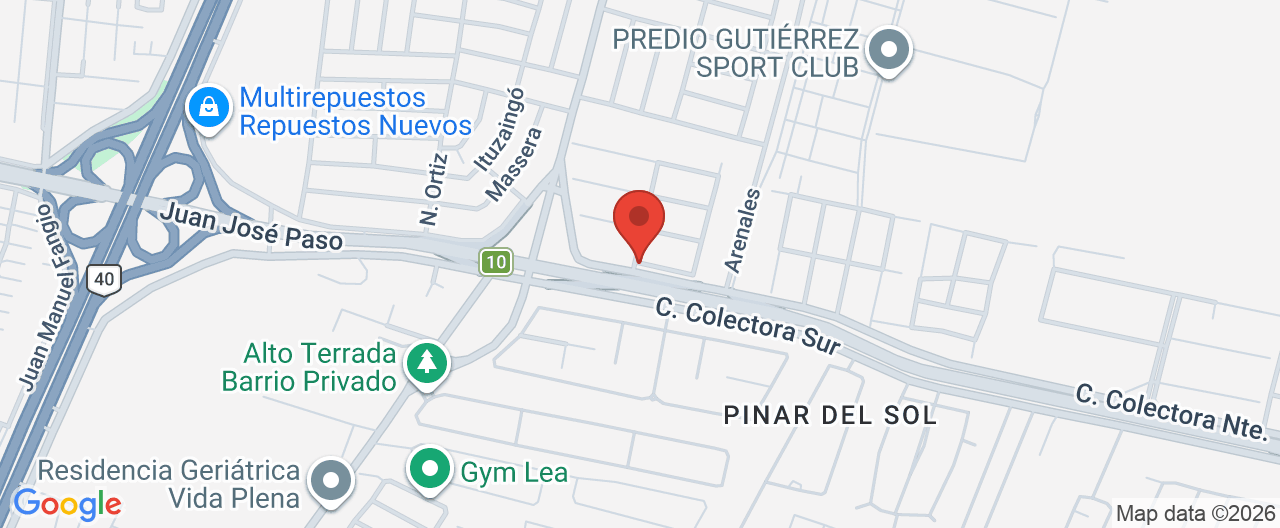 Mapa de la ubicación