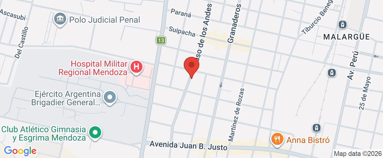 Mapa de la ubicación