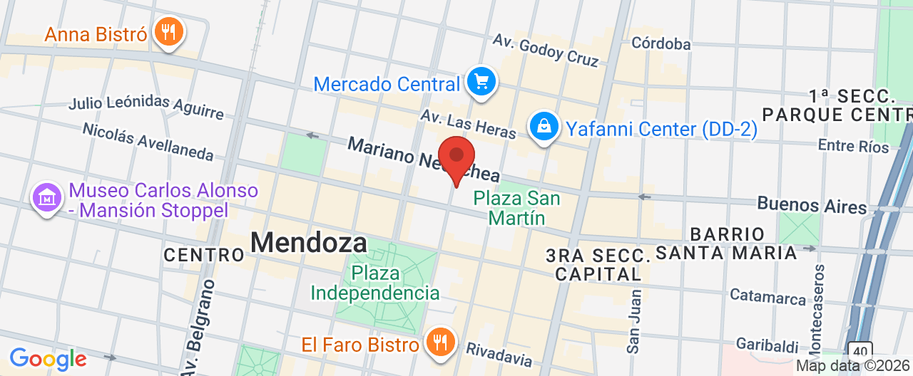 Mapa de la ubicación
