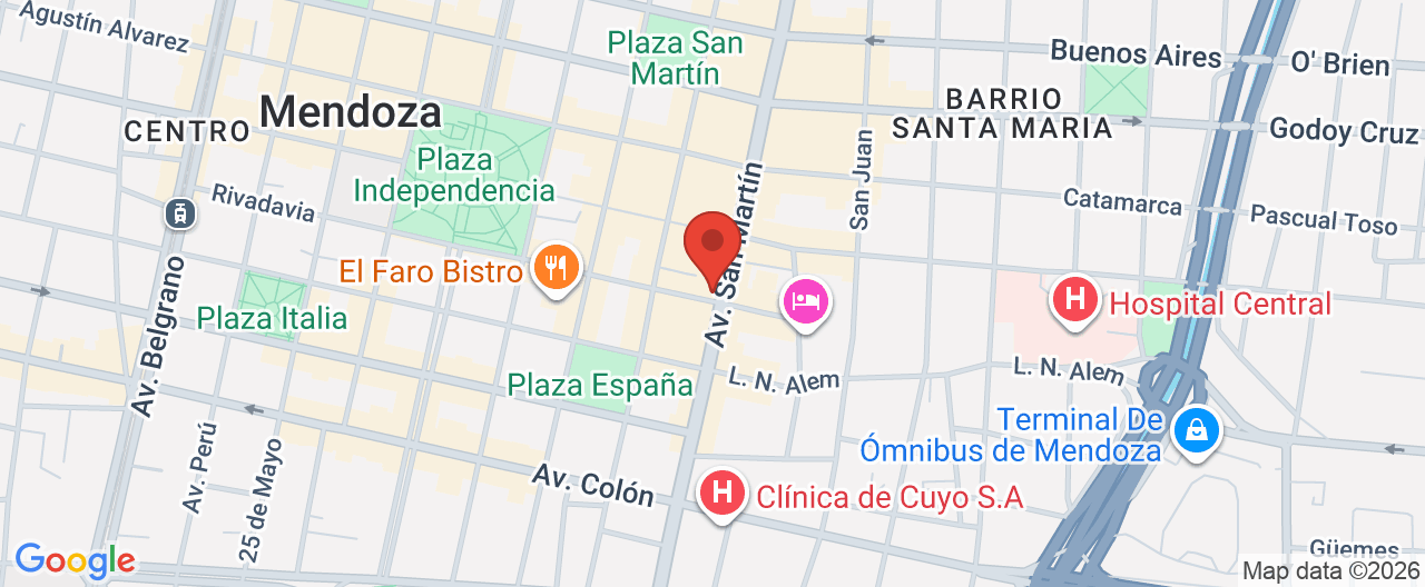 Mapa de la ubicación