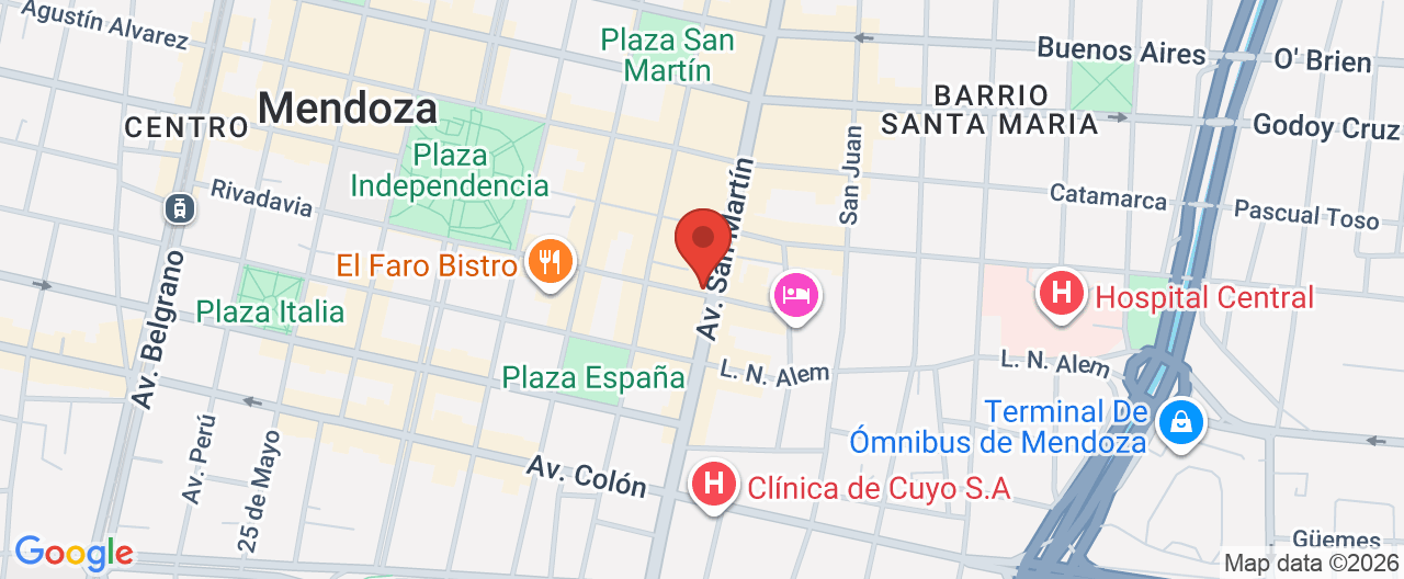 Mapa de la ubicación