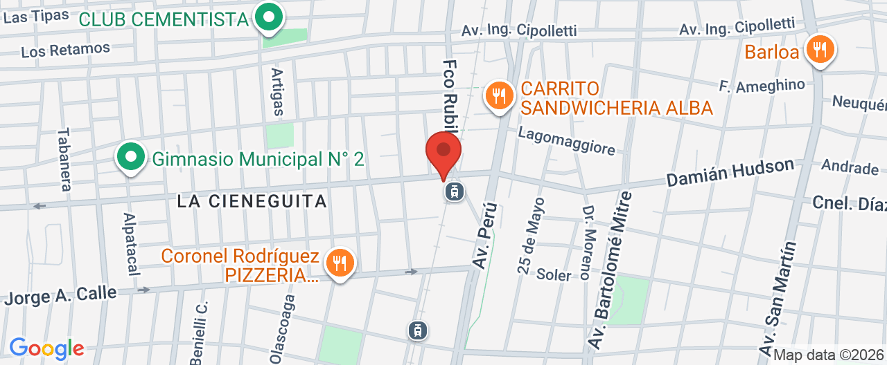 Mapa de la ubicación