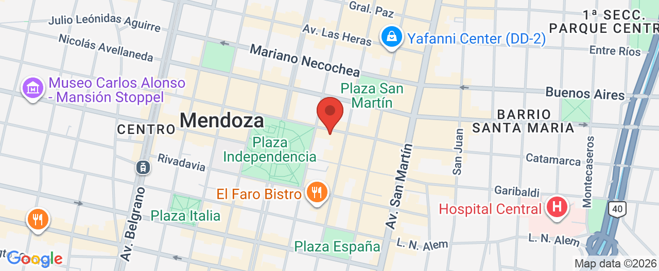 Mapa de la ubicación