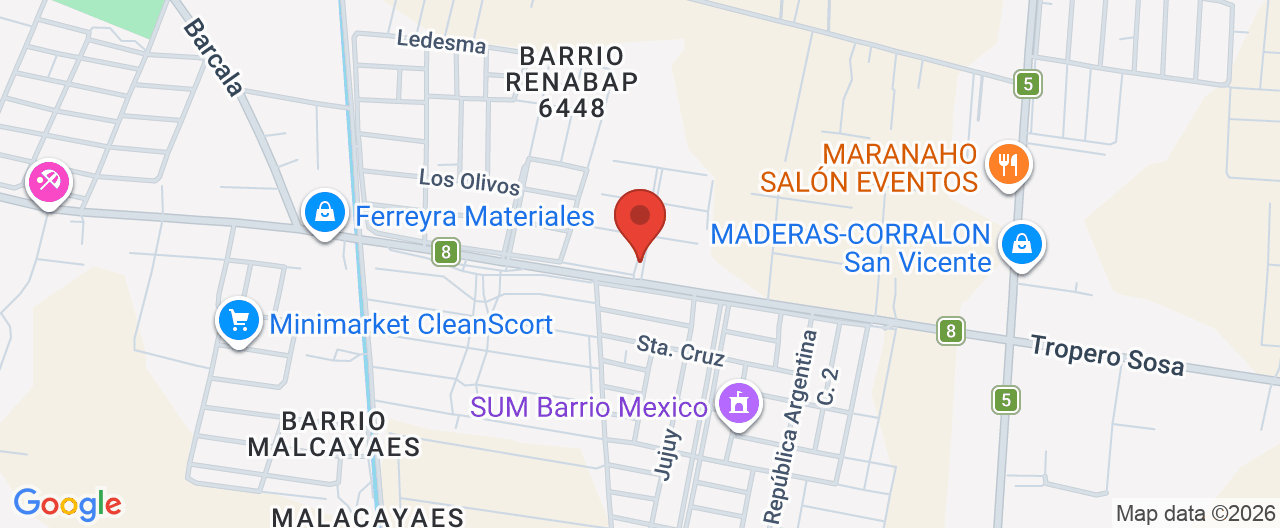 Mapa de la ubicación