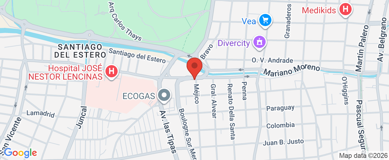 Mapa de la ubicación
