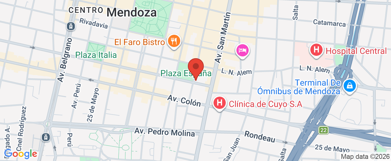 Mapa de la ubicación