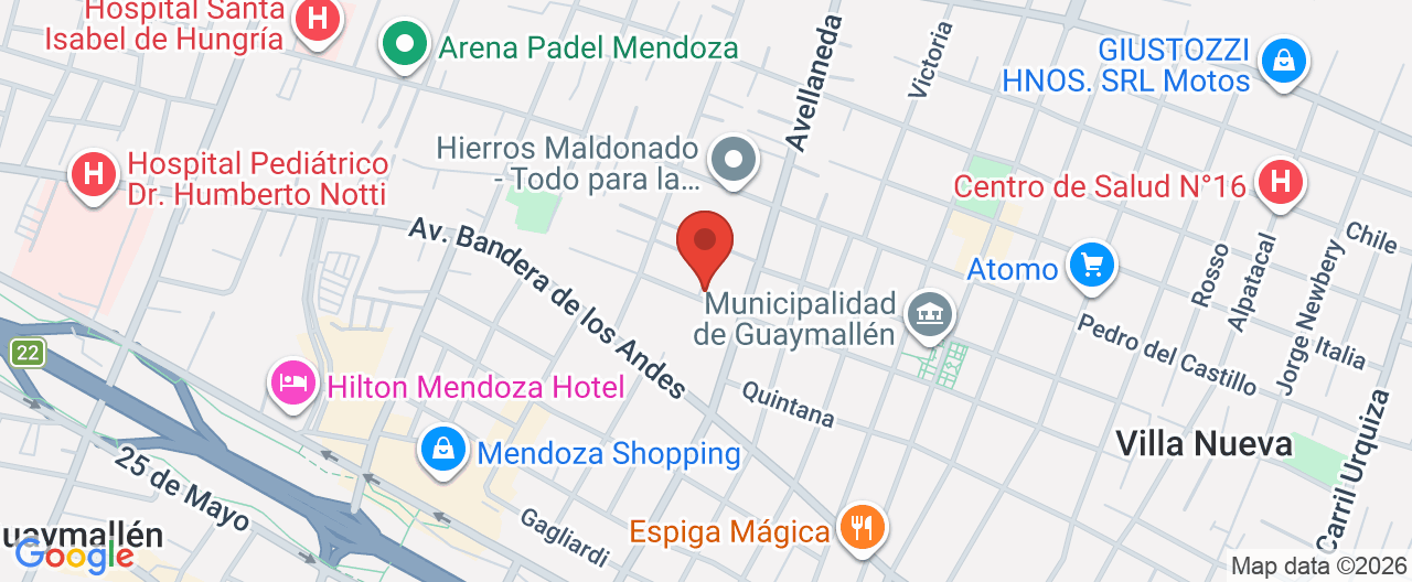 Mapa de la ubicación