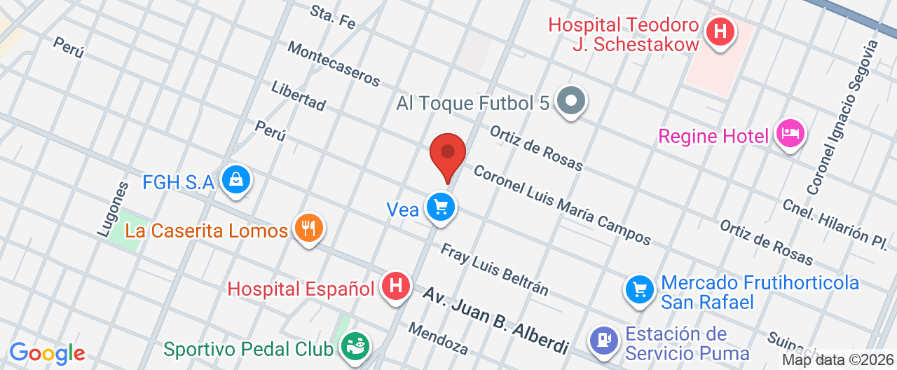 Mapa de la ubicación