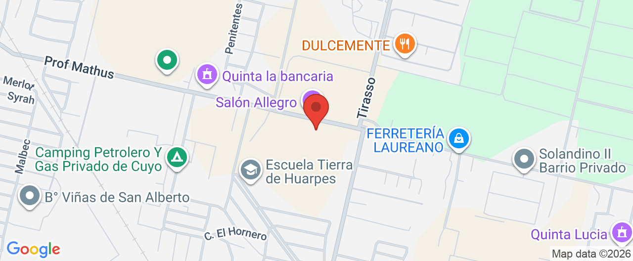 Mapa de la ubicación