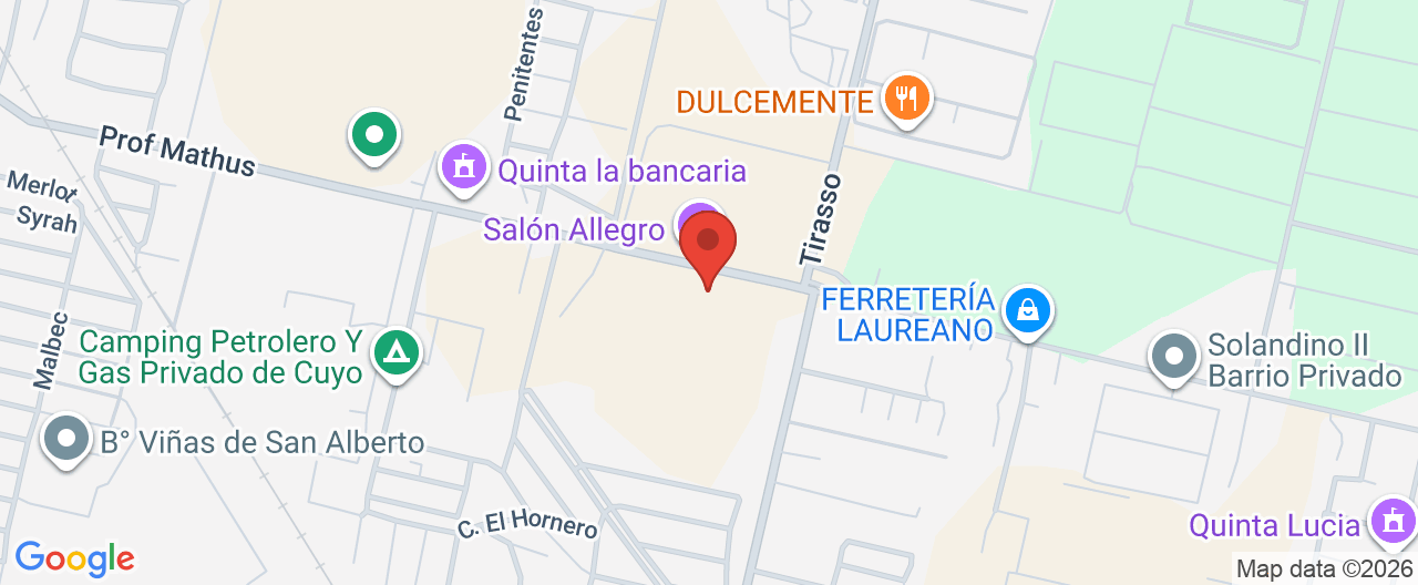 Mapa de la ubicación
