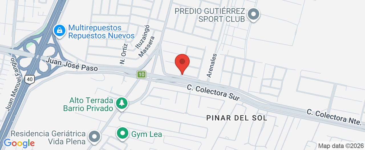 Mapa de la ubicación