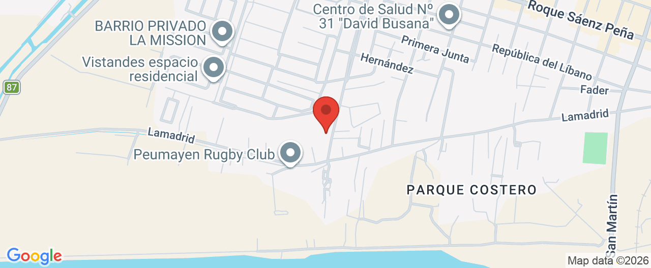 Mapa de la ubicación